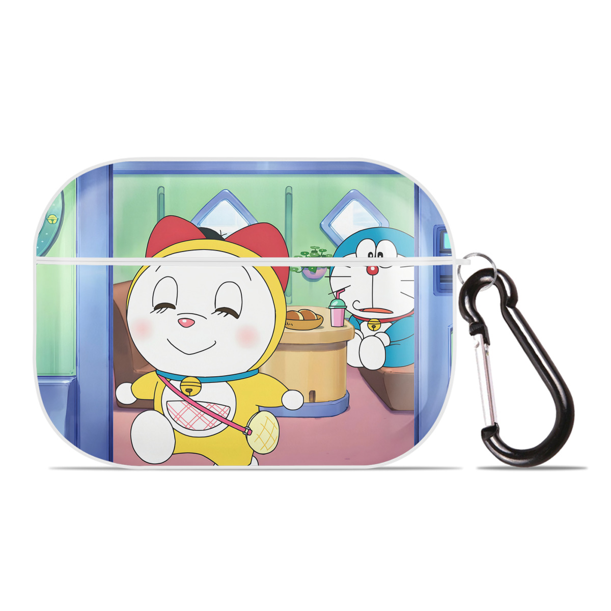 （画像用） ドラえもん Doraemon 【AirPods Pro用】ハードシェル保護ケース 耐衝撃・防指紋・カラビナ付き商品仕様