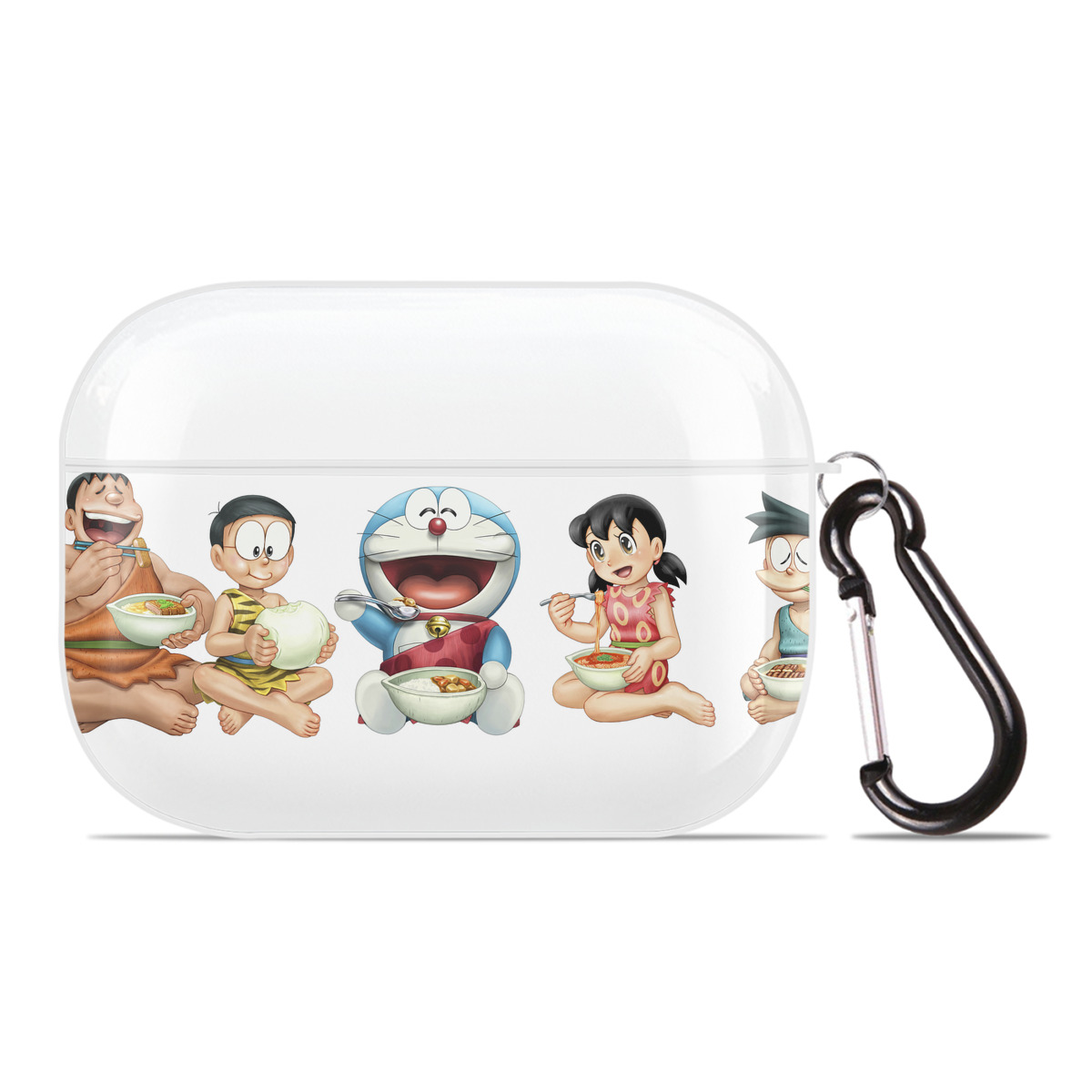 （画像用） ドラえもん Doraemon 【AirPods Pro用】ハードシェル保護ケース 耐衝撃・防指紋・カラビナ付き商品仕様