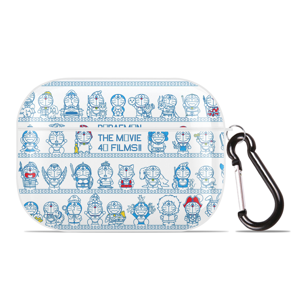 （画像用） ドラえもん Doraemon 【AirPods Pro用】ハードシェル保護ケース 耐衝撃・防指紋・カラビナ付き商品仕様
