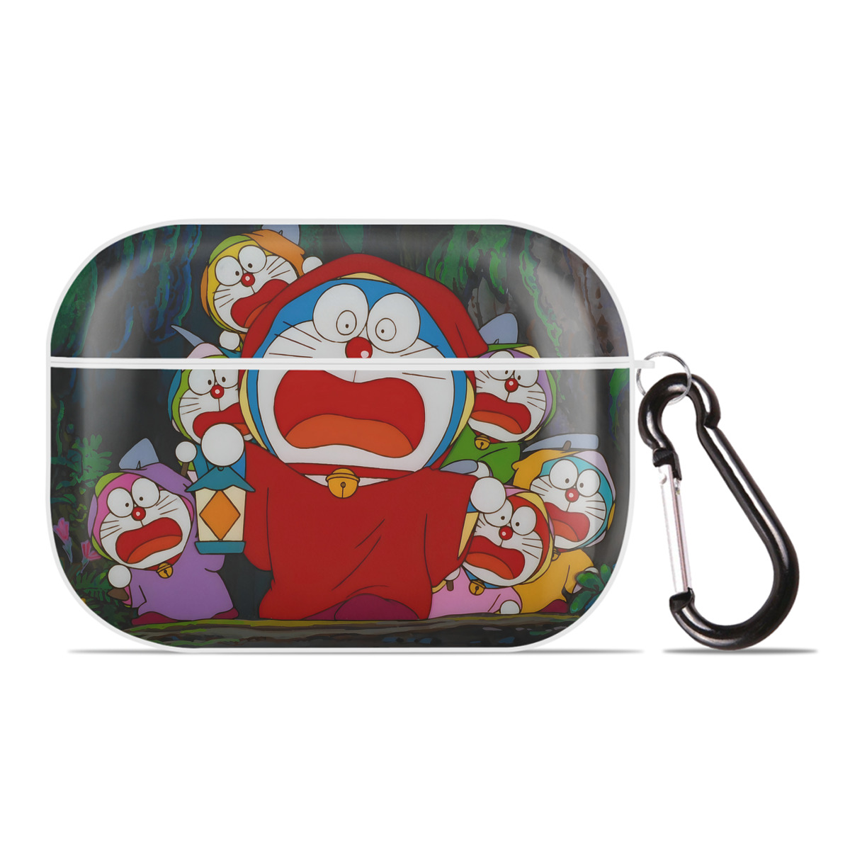 （画像用） ドラえもん Doraemon 【AirPods Pro用】ハードシェル保護ケース 耐衝撃・防指紋・カラビナ付き商品仕様