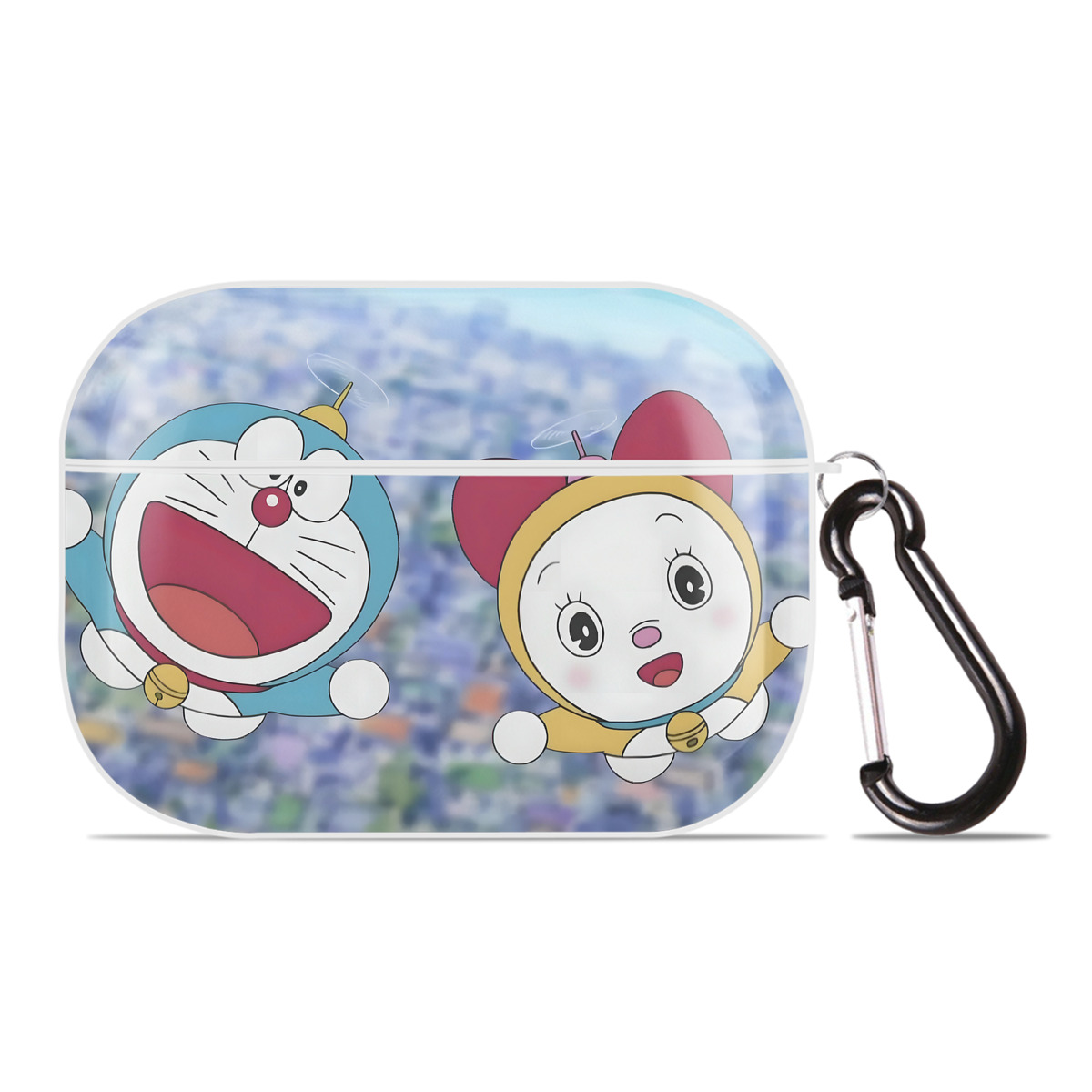 （画像用） ドラえもん Doraemon 【AirPods Pro用】ハードシェル保護ケース 耐衝撃・防指紋・カラビナ付き商品仕様