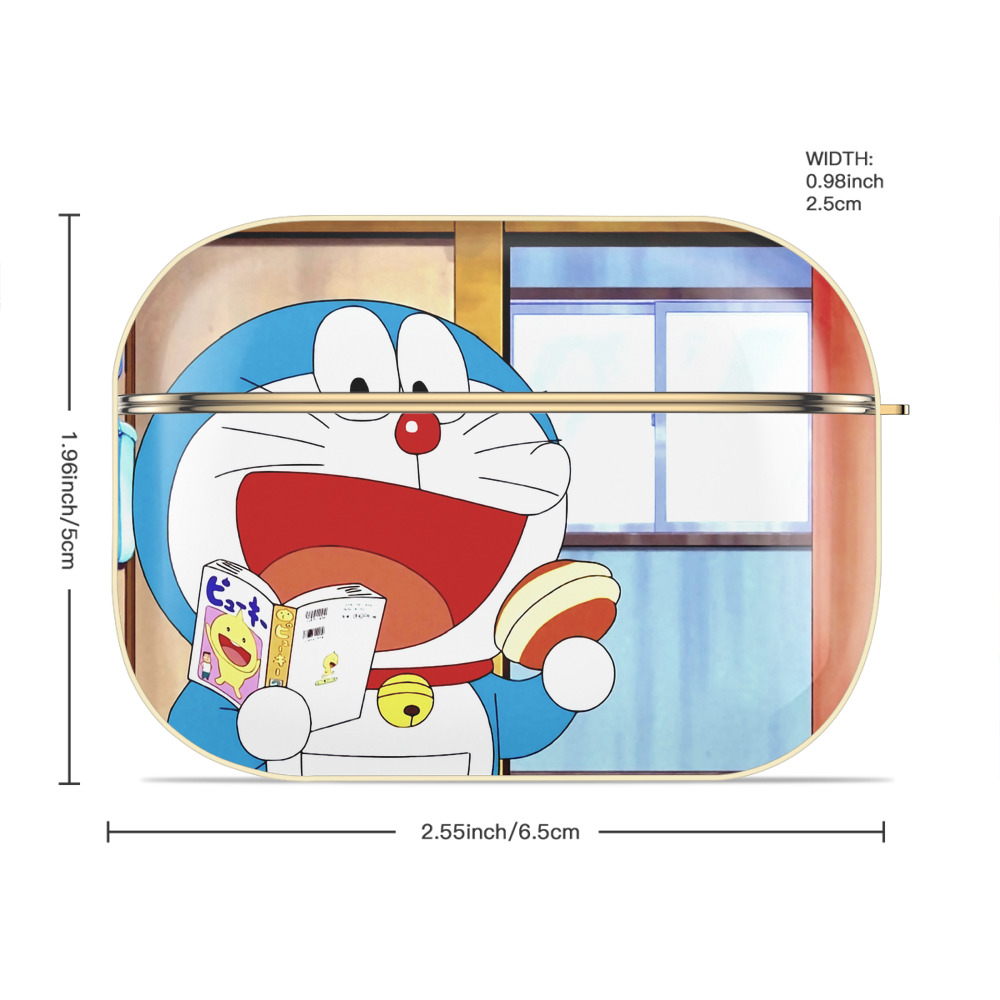 ドラえもん Doraemon 【AirPods Pro用】ハードシェル保護ケース｜耐衝撃・防指紋・カラビナ付き商品仕様