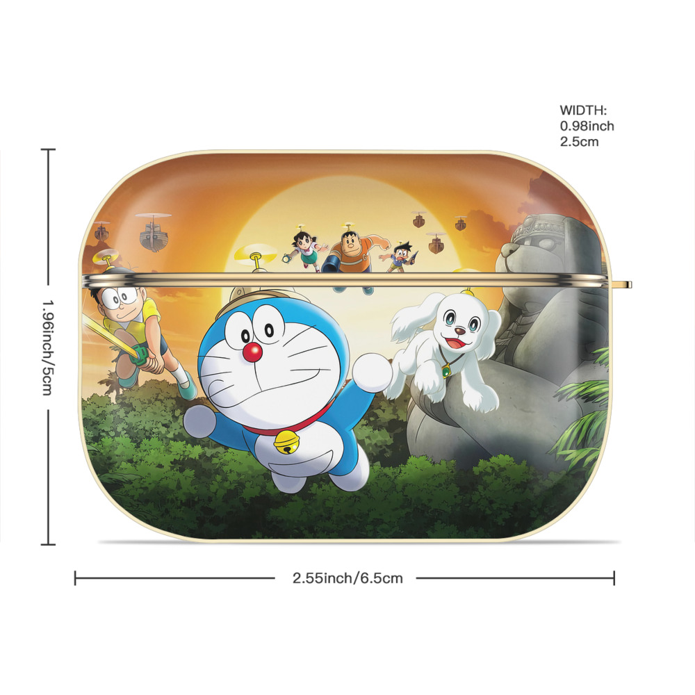 ドラえもん Doraemon 【AirPods Pro用】ハードシェル保護ケース｜耐衝撃・防指紋・カラビナ付き商品仕様