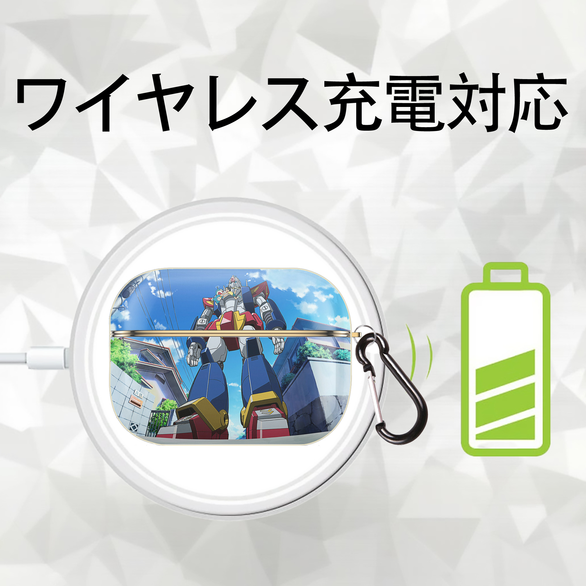 ドラえもん Doraemon 【AirPods Pro用】ハードシェル保護ケース｜耐衝撃・防指紋・カラビナ付き商品仕様