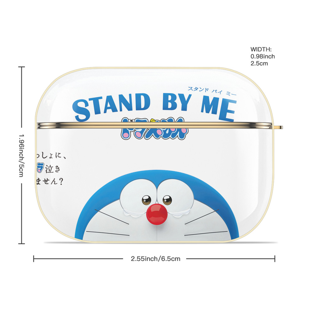 ドラえもん Doraemon 【AirPods Pro用】ハードシェル保護ケース｜耐衝撃・防指紋・カラビナ付き商品仕様