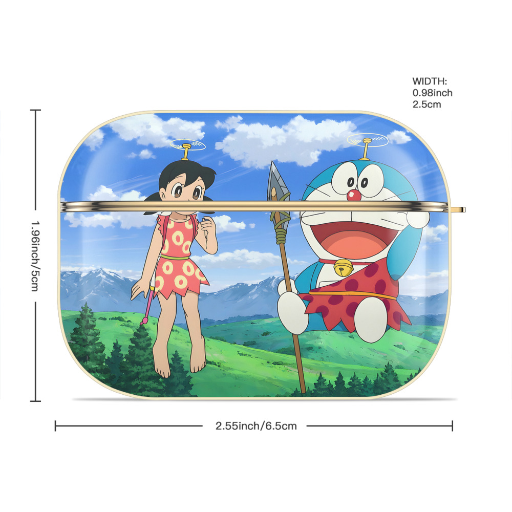 ドラえもん Doraemon 【AirPods Pro用】ハードシェル保護ケース｜耐衝撃・防指紋・カラビナ付き商品仕様