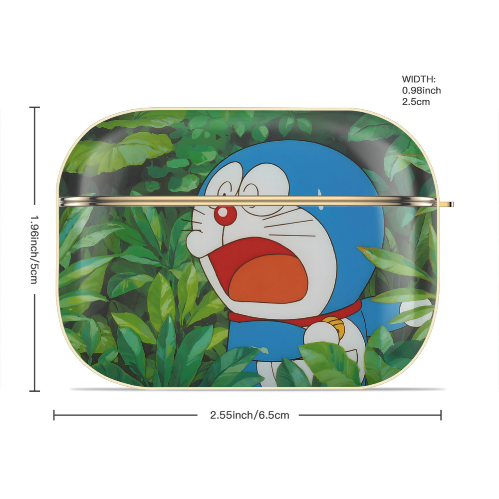 ドラえもん Doraemon 【AirPods Pro用】ハードシェル保護ケース｜耐衝撃・防指紋・カラビナ付き商品仕様