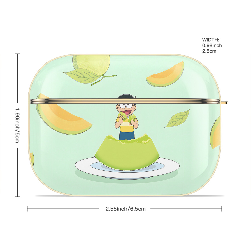 ドラえもん Doraemon 【AirPods Pro用】ハードシェル保護ケース｜耐衝撃・防指紋・カラビナ付き商品仕様