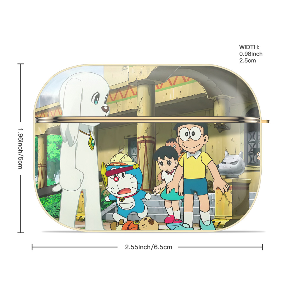 ドラえもん Doraemon 【AirPods Pro用】ハードシェル保護ケース｜耐衝撃・防指紋・カラビナ付き商品仕様