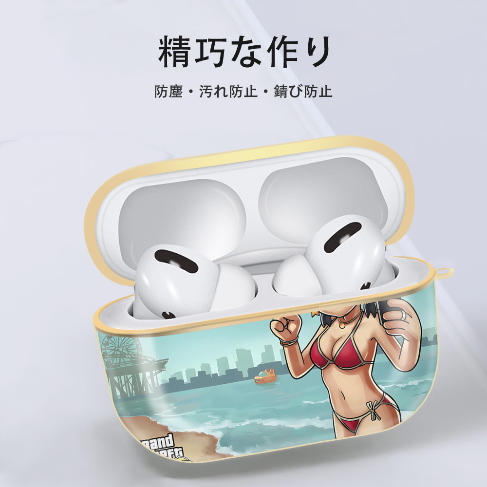 ドラえもん Doraemon 【AirPods Pro用】ハードシェル保護ケース｜耐衝撃・防指紋・カラビナ付き商品仕様