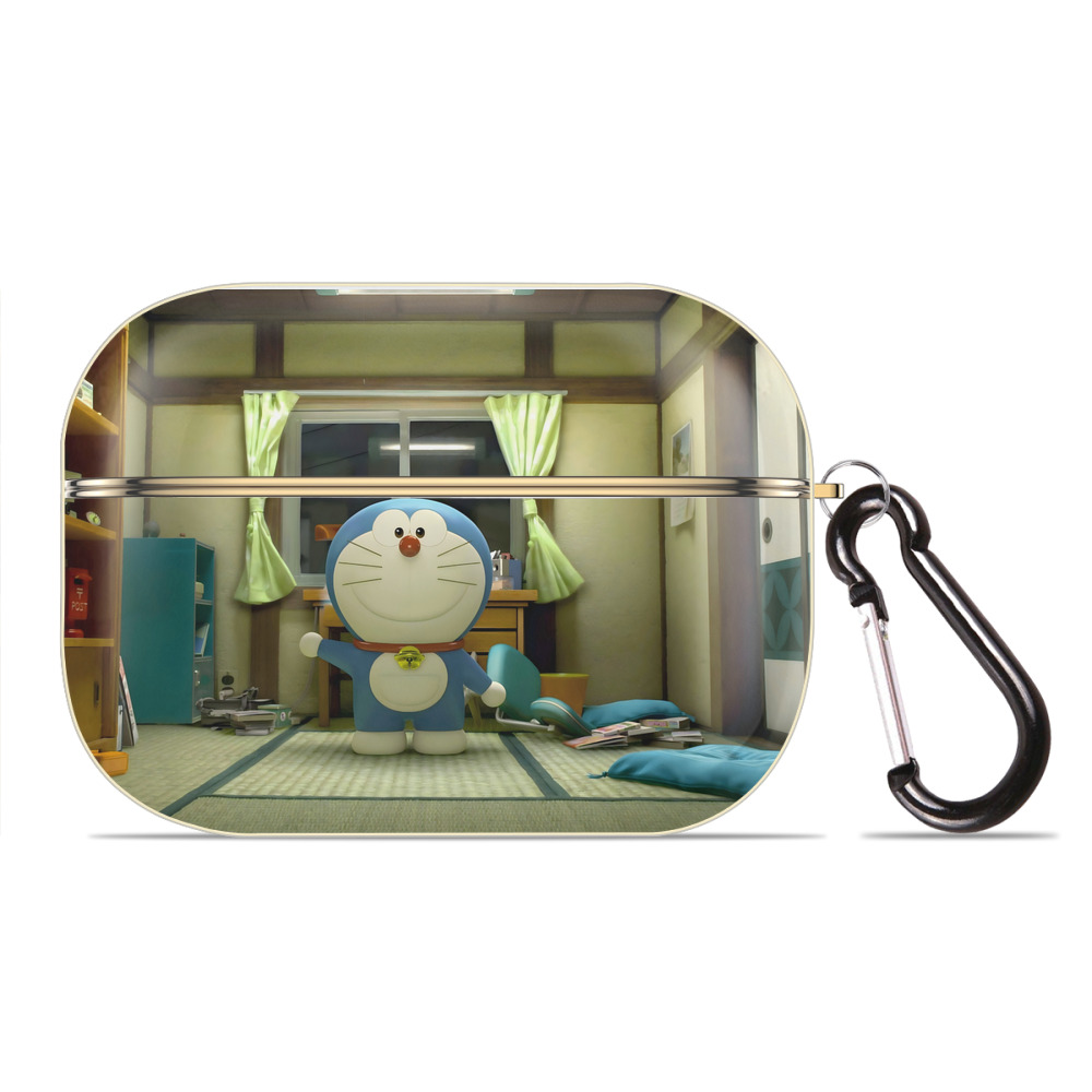 （画像用） ドラえもん Doraemon 【AirPods Pro用】ハードシェル保護ケース｜耐衝撃・防指紋・カラビナ付き商品仕様