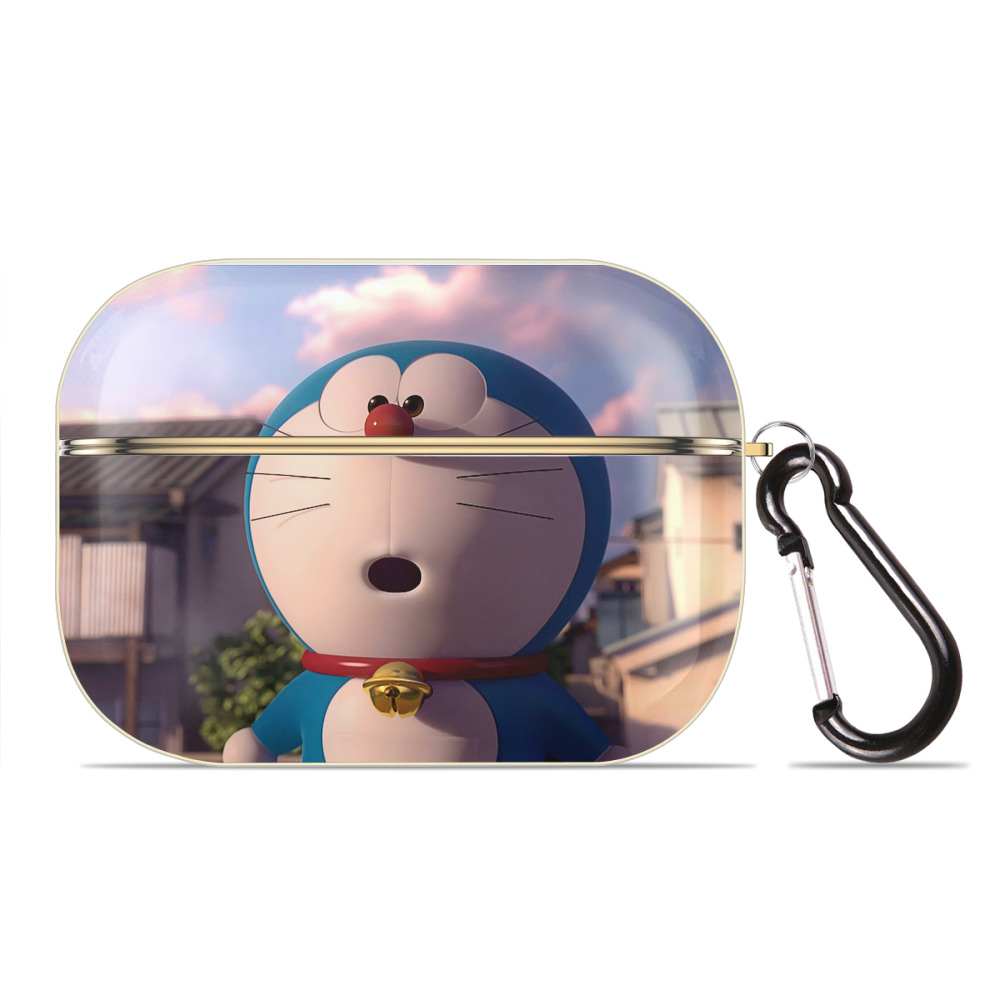 （画像用） ドラえもん Doraemon 【AirPods Pro用】ハードシェル保護ケース｜耐衝撃・防指紋・カラビナ付き商品仕様