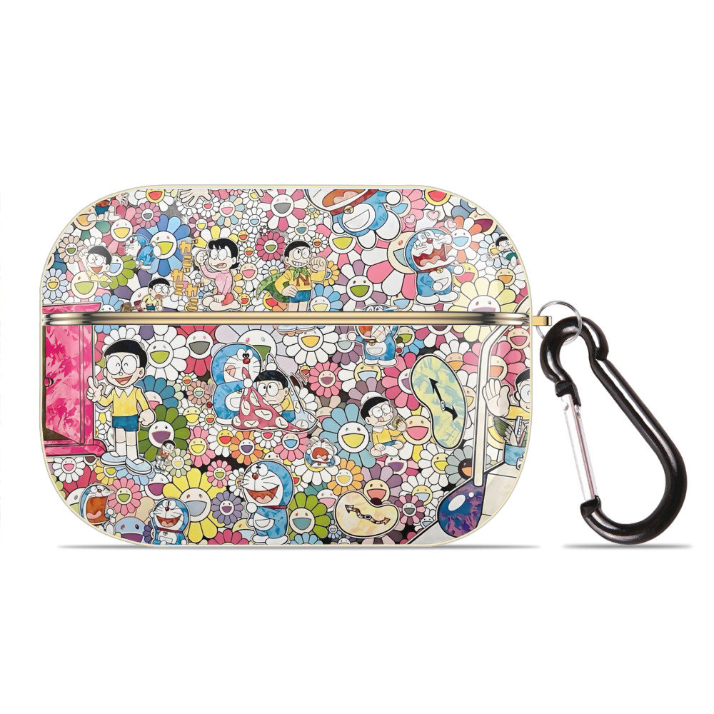 （画像用） ドラえもん Doraemon 【AirPods Pro用】ハードシェル保護ケース｜耐衝撃・防指紋・カラビナ付き商品仕様