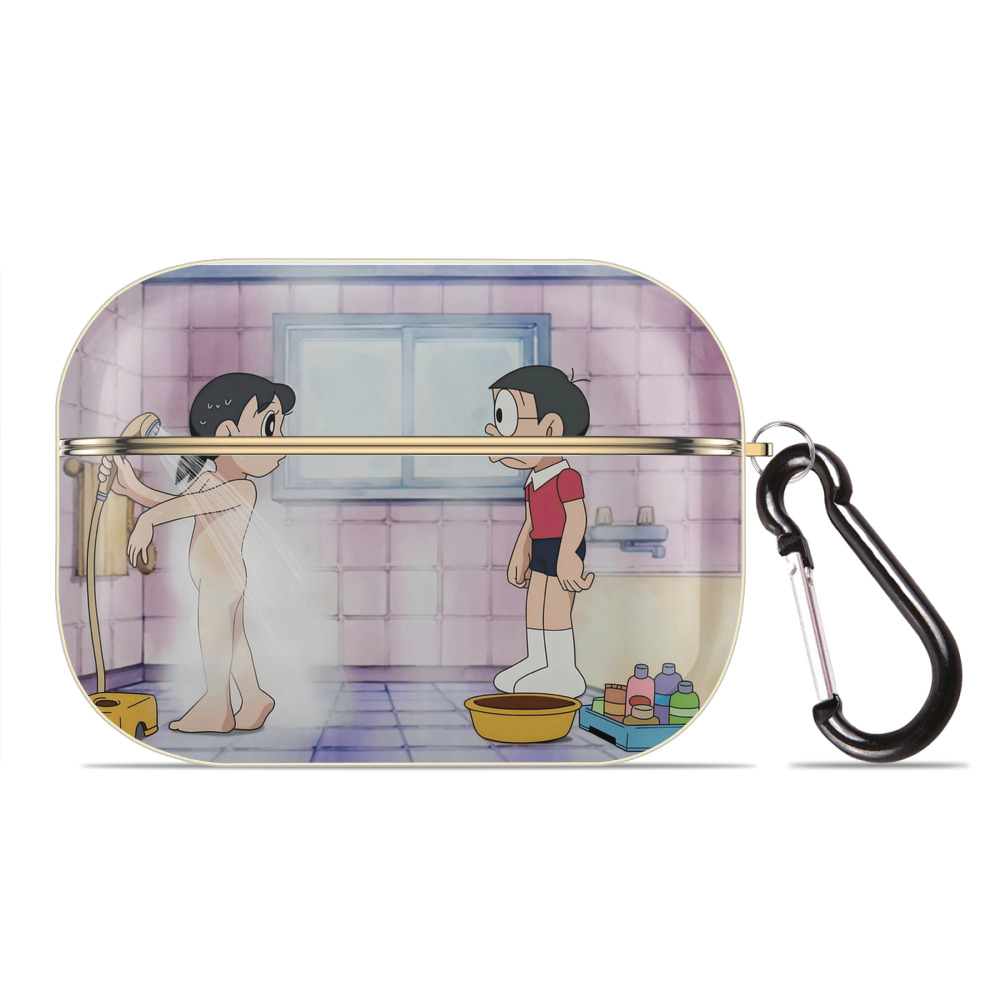 （画像用） ドラえもん Doraemon 【AirPods Pro用】ハードシェル保護ケース｜耐衝撃・防指紋・カラビナ付き商品仕様