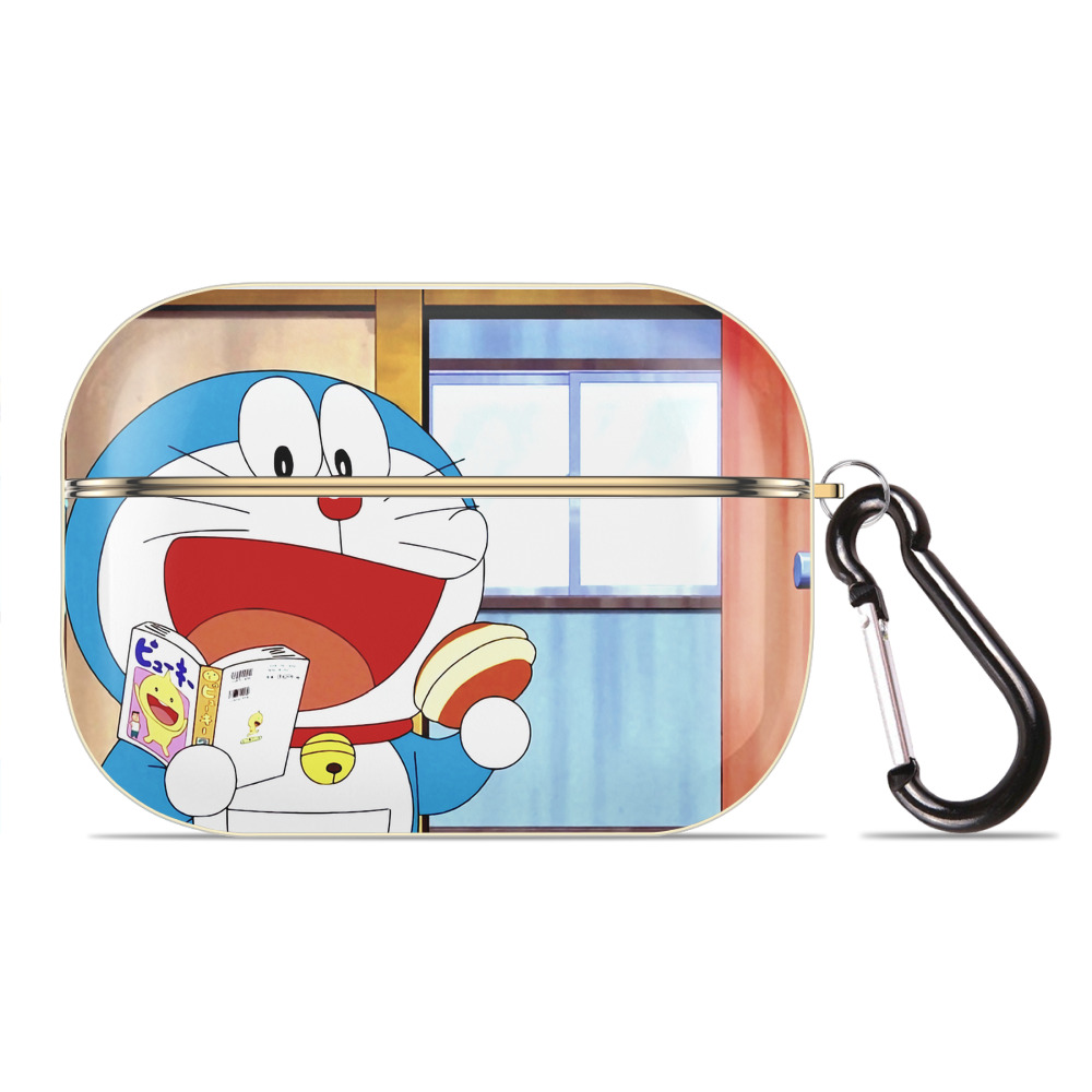 （画像用） ドラえもん Doraemon 【AirPods Pro用】ハードシェル保護ケース｜耐衝撃・防指紋・カラビナ付き商品仕様