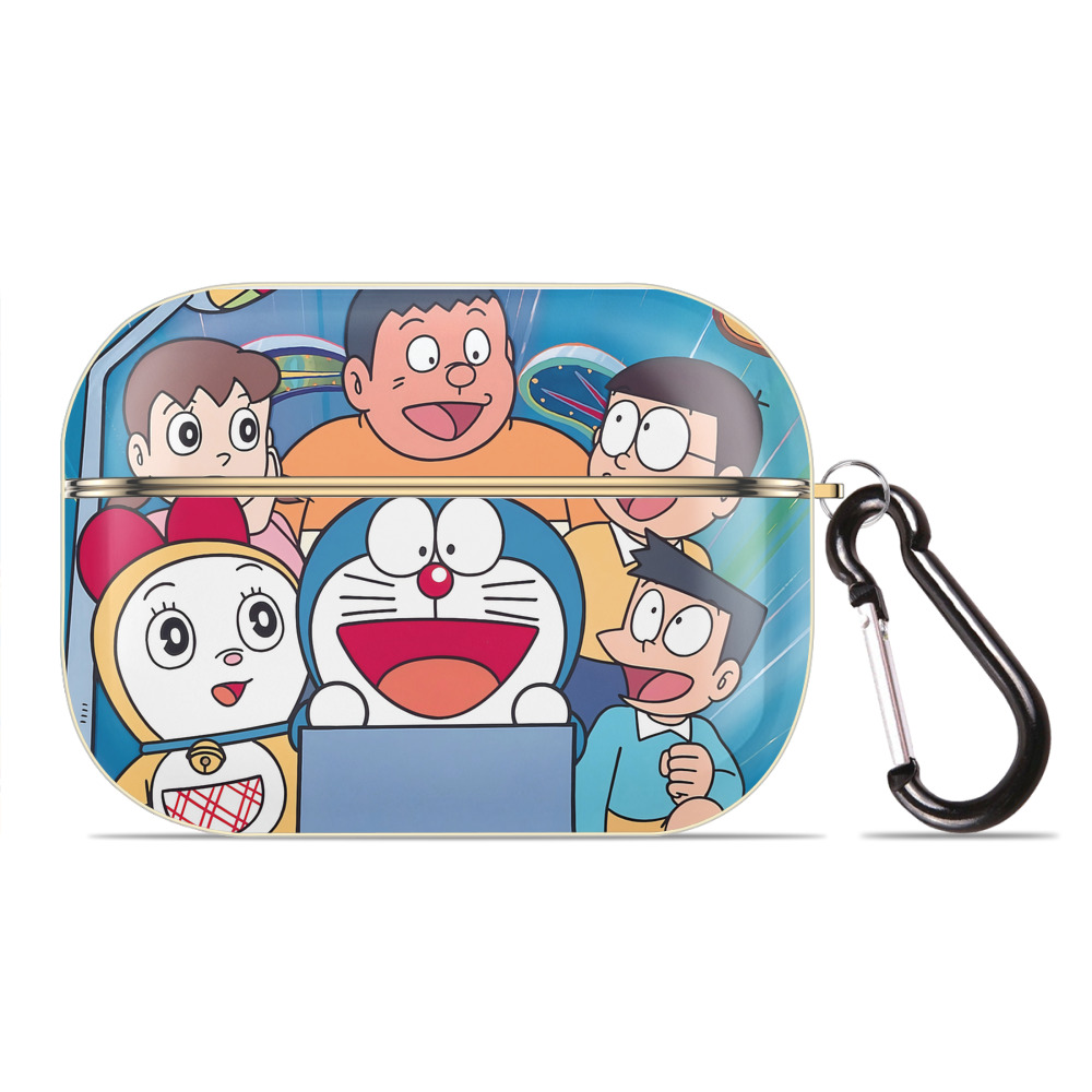 （画像用） ドラえもん Doraemon 【AirPods Pro用】ハードシェル保護ケース｜耐衝撃・防指紋・カラビナ付き商品仕様