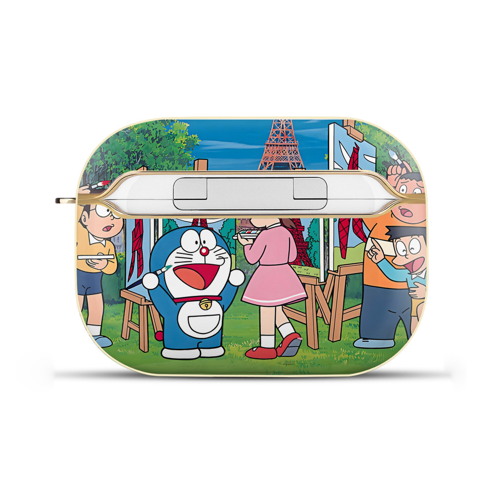 （画像用） ドラえもん Doraemon 【AirPods Pro用】ハードシェル保護ケース｜耐衝撃・防指紋・カラビナ付き商品仕様