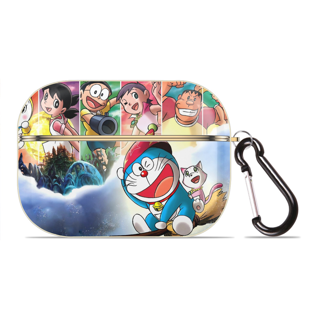 （画像用） ドラえもん Doraemon 【AirPods Pro用】ハードシェル保護ケース｜耐衝撃・防指紋・カラビナ付き商品仕様