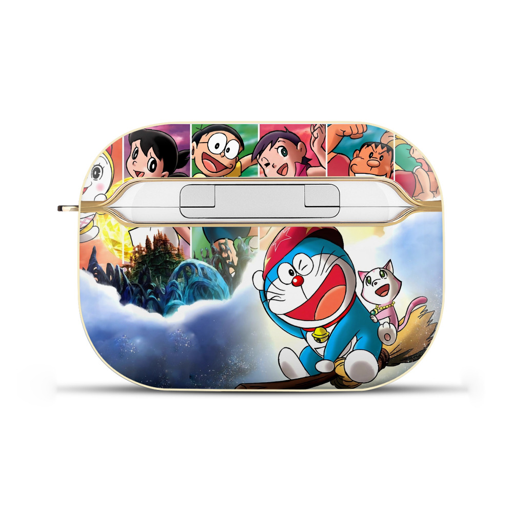 （画像用） ドラえもん Doraemon 【AirPods Pro用】ハードシェル保護ケース｜耐衝撃・防指紋・カラビナ付き商品仕様