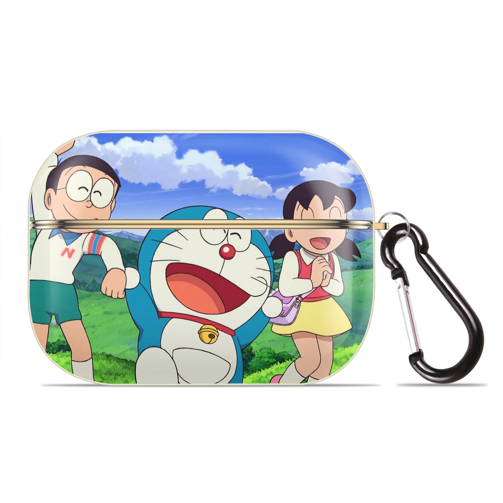 （画像用） ドラえもん Doraemon 【AirPods Pro用】ハードシェル保護ケース｜耐衝撃・防指紋・カラビナ付き商品仕様