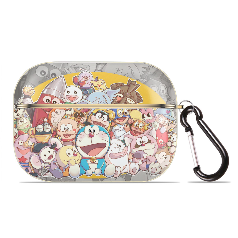 （画像用） ドラえもん Doraemon 【AirPods Pro用】ハードシェル保護ケース｜耐衝撃・防指紋・カラビナ付き商品仕様