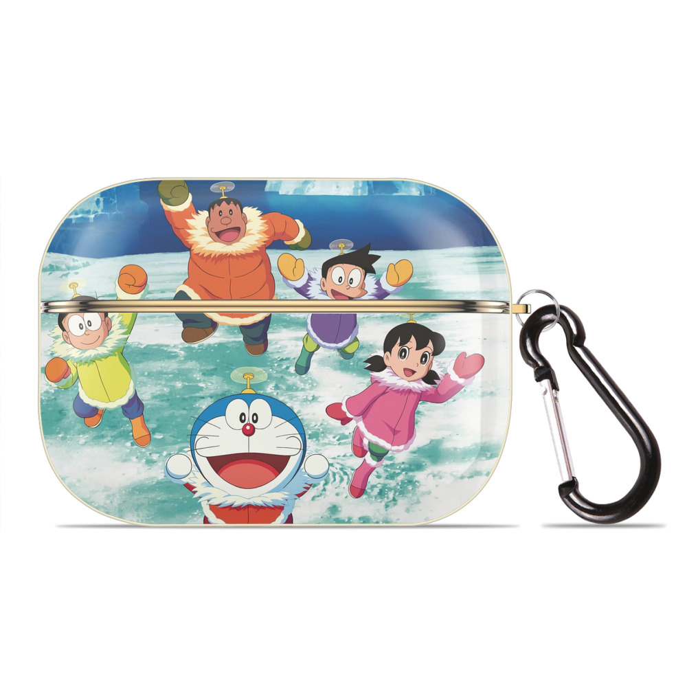（画像用） ドラえもん Doraemon 【AirPods Pro用】ハードシェル保護ケース｜耐衝撃・防指紋・カラビナ付き商品仕様