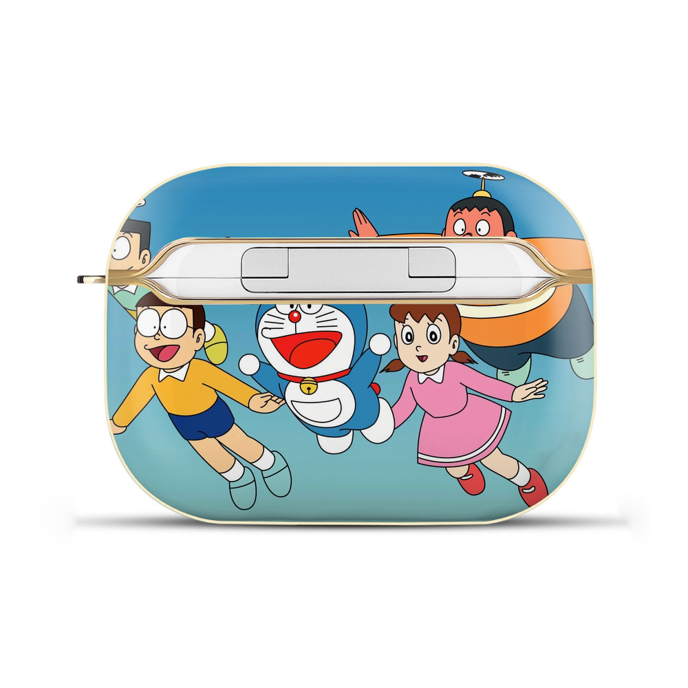 （画像用） ドラえもん Doraemon 【AirPods Pro用】ハードシェル保護ケース｜耐衝撃・防指紋・カラビナ付き商品仕様