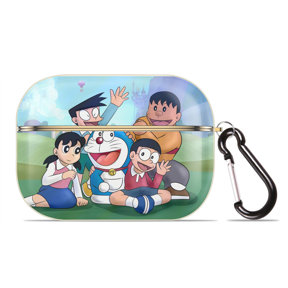 （画像用） ドラえもん Doraemon 【AirPods Pro用】ハードシェル保護ケース｜耐衝撃・防指紋・カラビナ付き商品仕様