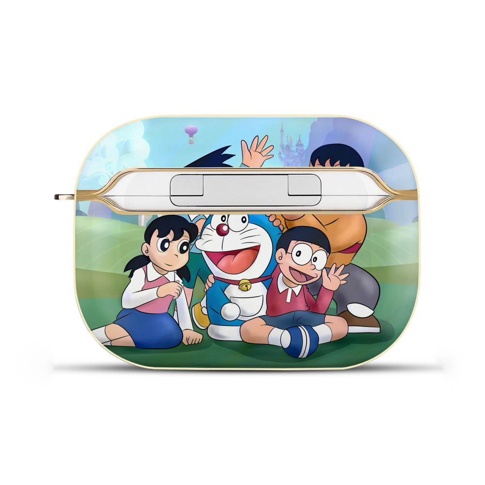 （画像用） ドラえもん Doraemon 【AirPods Pro用】ハードシェル保護ケース｜耐衝撃・防指紋・カラビナ付き商品仕様