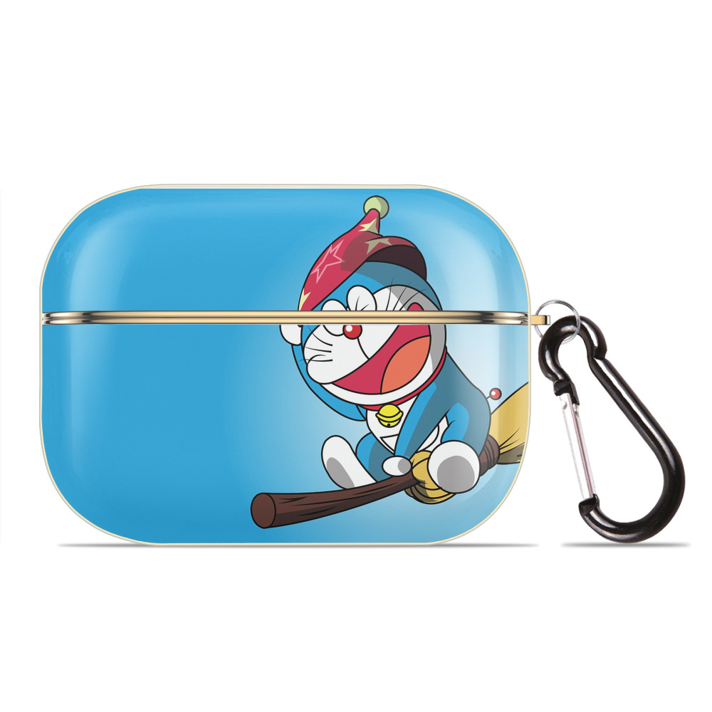 （画像用） ドラえもん Doraemon 【AirPods Pro用】ハードシェル保護ケース｜耐衝撃・防指紋・カラビナ付き商品仕様