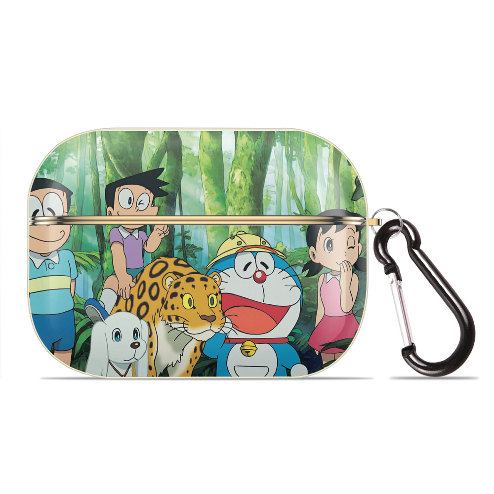 （画像用） ドラえもん Doraemon 【AirPods Pro用】ハードシェル保護ケース｜耐衝撃・防指紋・カラビナ付き商品仕様