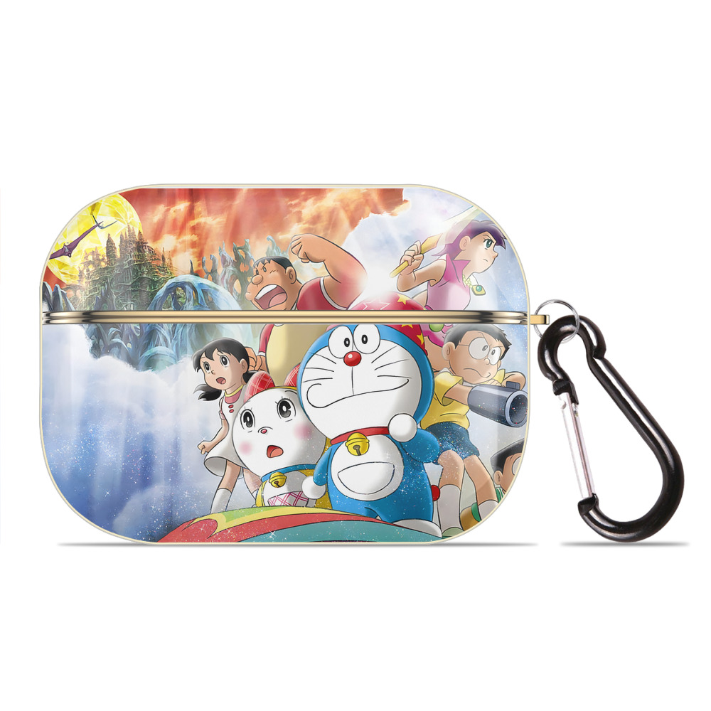 （画像用） ドラえもん Doraemon 【AirPods Pro用】ハードシェル保護ケース｜耐衝撃・防指紋・カラビナ付き商品仕様