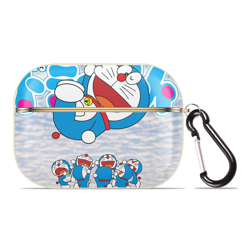 （画像用） ドラえもん Doraemon 【AirPods Pro用】ハードシェル保護ケース｜耐衝撃・防指紋・カラビナ付き商品仕様