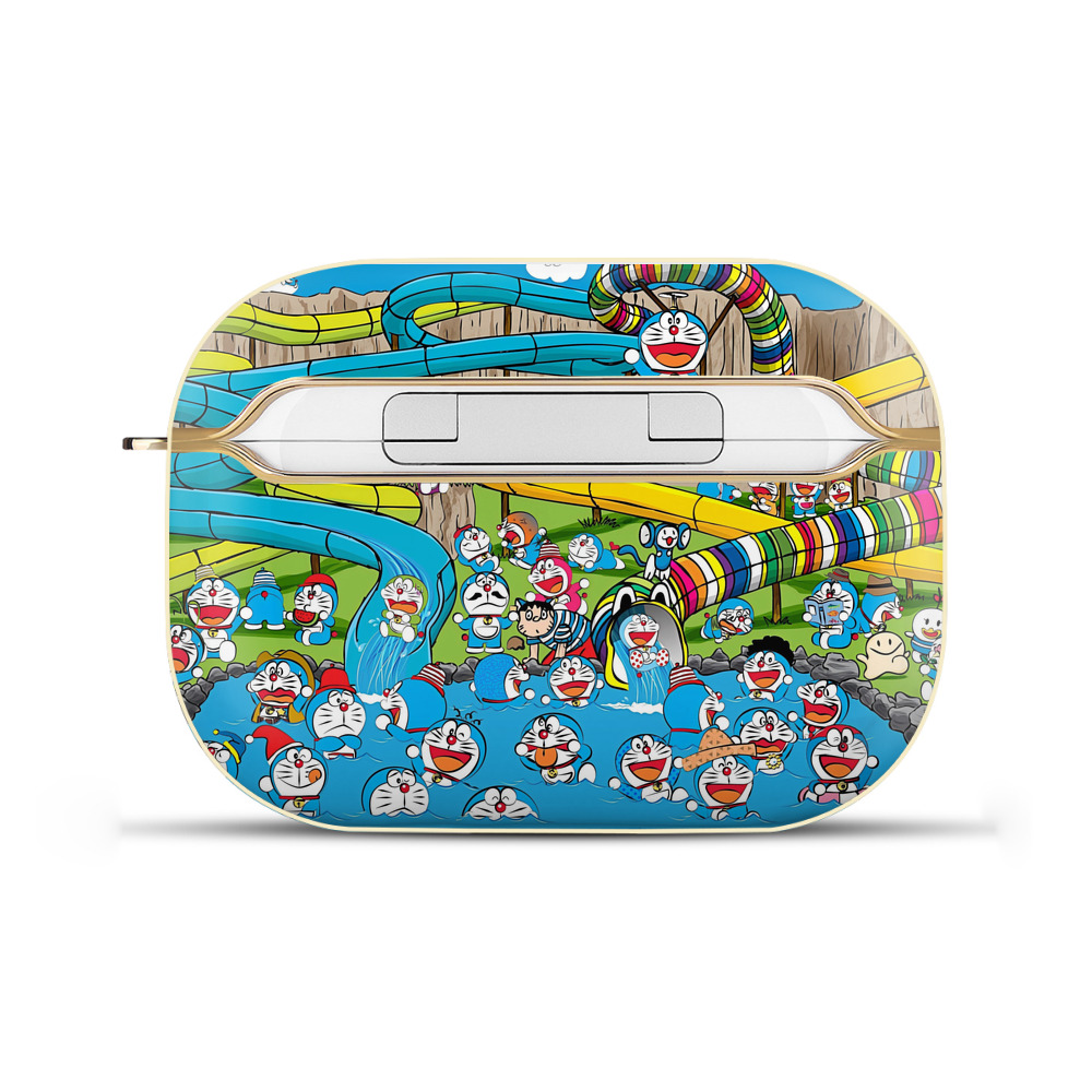 （画像用） ドラえもん Doraemon 【AirPods Pro用】ハードシェル保護ケース｜耐衝撃・防指紋・カラビナ付き商品仕様