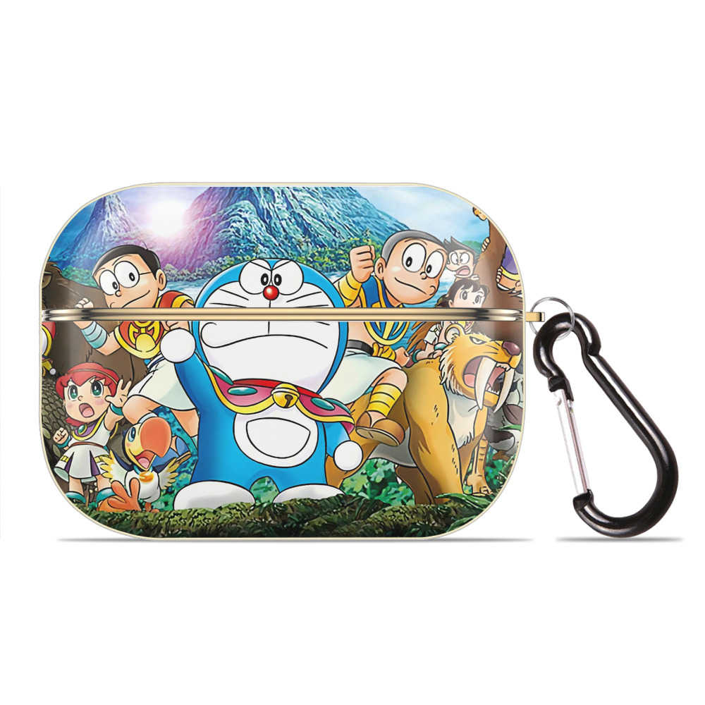 （画像用） ドラえもん Doraemon 【AirPods Pro用】ハードシェル保護ケース｜耐衝撃・防指紋・カラビナ付き商品仕様