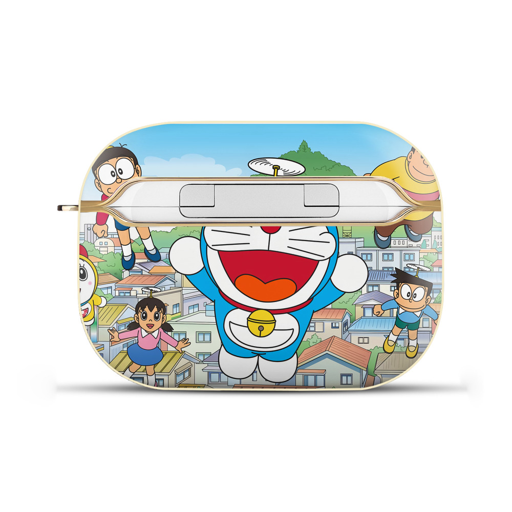 （画像用） ドラえもん Doraemon 【AirPods Pro用】ハードシェル保護ケース｜耐衝撃・防指紋・カラビナ付き商品仕様