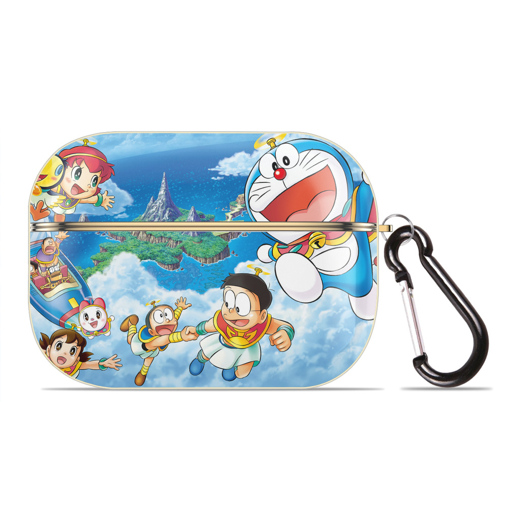 （画像用） ドラえもん Doraemon 【AirPods Pro用】ハードシェル保護ケース｜耐衝撃・防指紋・カラビナ付き商品仕様