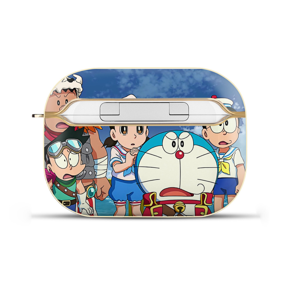 （画像用） ドラえもん Doraemon 【AirPods Pro用】ハードシェル保護ケース｜耐衝撃・防指紋・カラビナ付き商品仕様