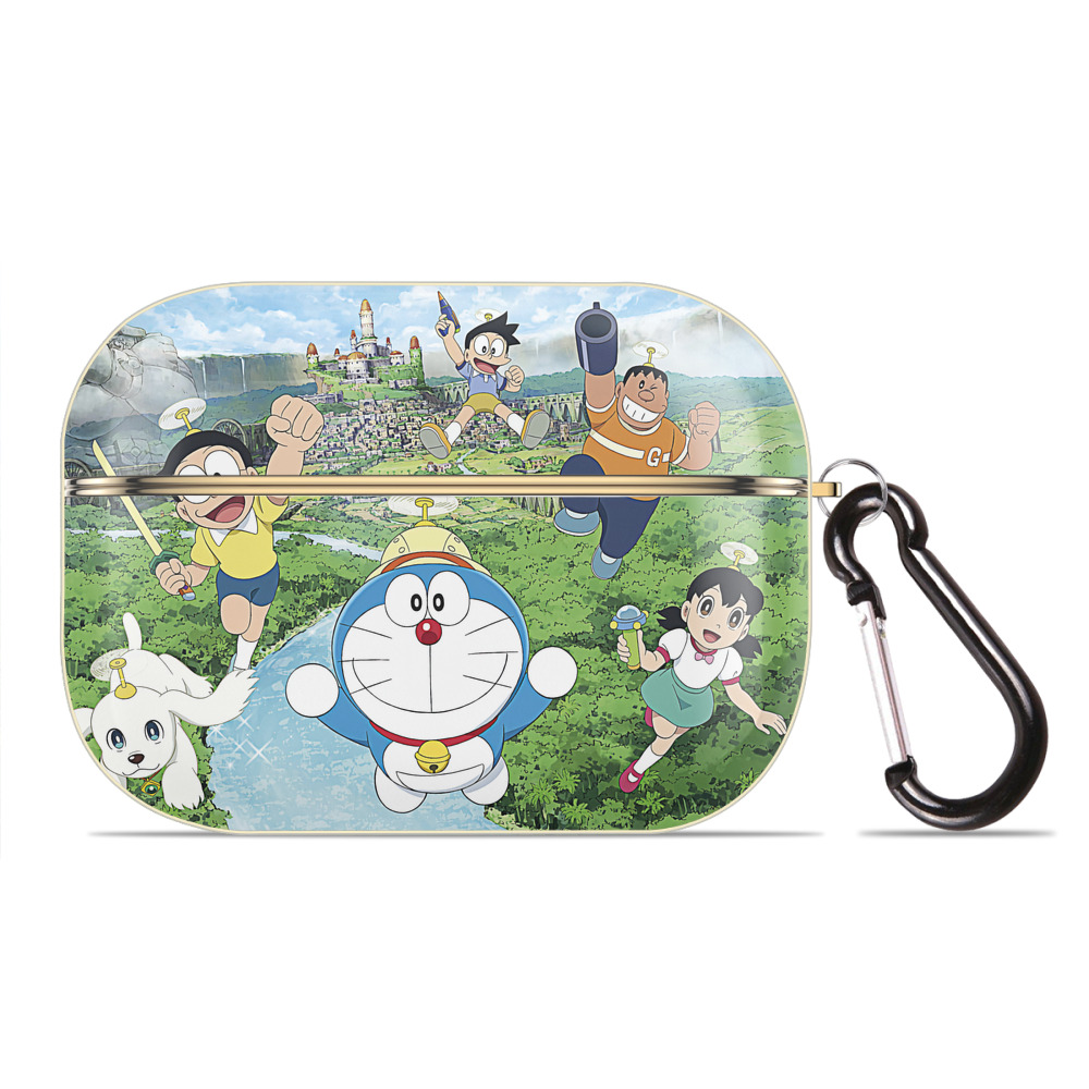 （画像用） ドラえもん Doraemon 【AirPods Pro用】ハードシェル保護ケース｜耐衝撃・防指紋・カラビナ付き商品仕様