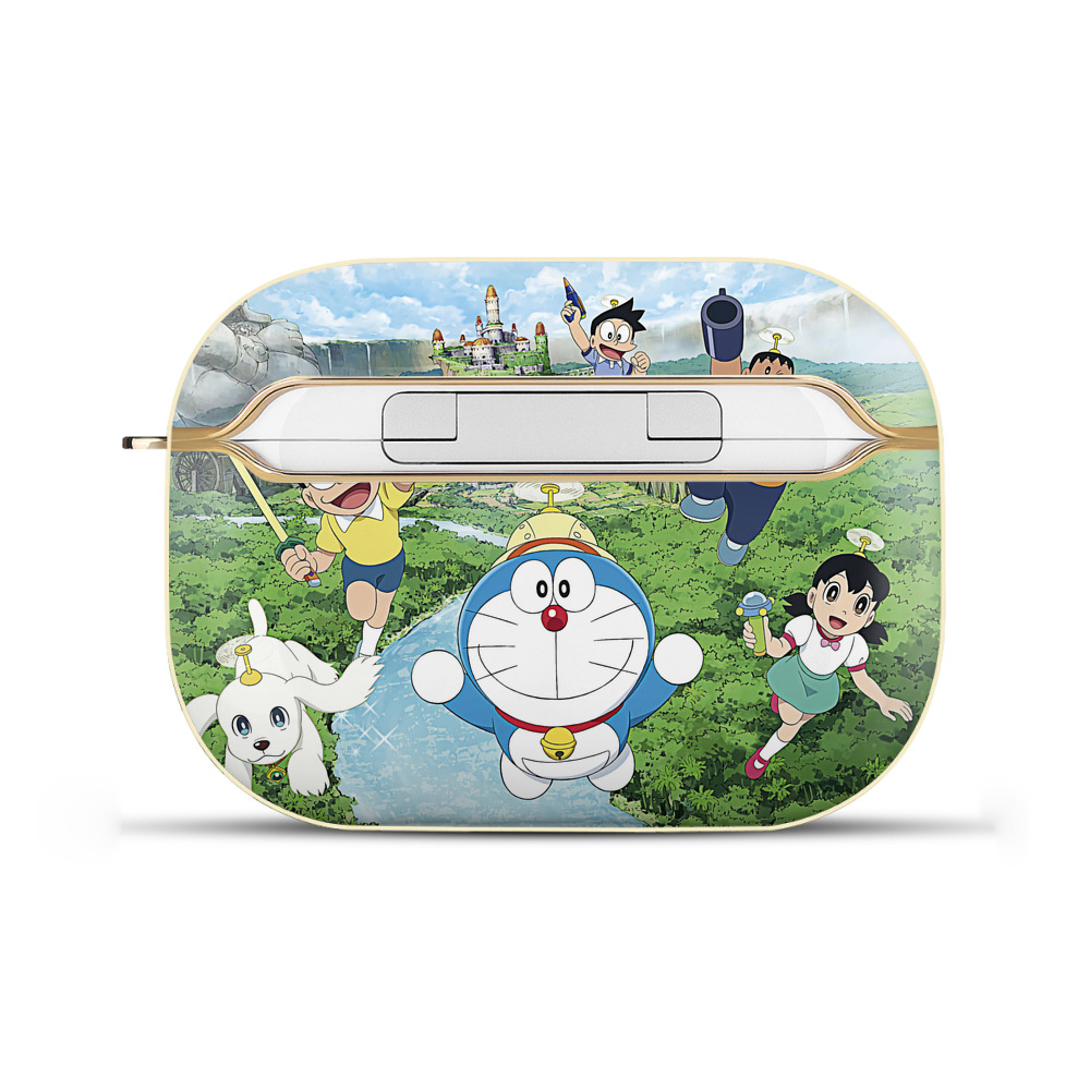 （画像用） ドラえもん Doraemon 【AirPods Pro用】ハードシェル保護ケース｜耐衝撃・防指紋・カラビナ付き商品仕様