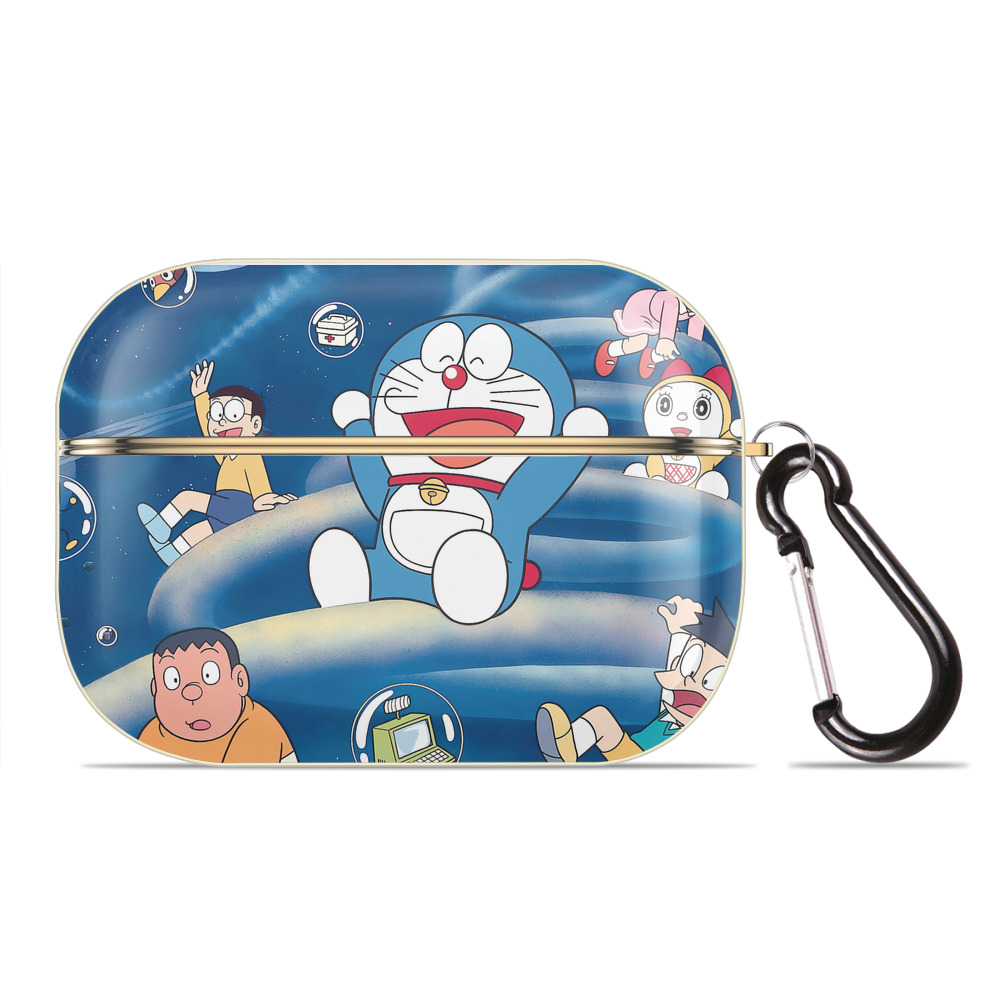 （画像用） ドラえもん Doraemon 【AirPods Pro用】ハードシェル保護ケース｜耐衝撃・防指紋・カラビナ付き商品仕様