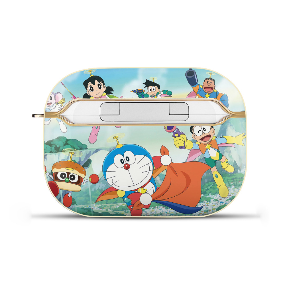 （画像用） ドラえもん Doraemon 【AirPods Pro用】ハードシェル保護ケース｜耐衝撃・防指紋・カラビナ付き商品仕様
