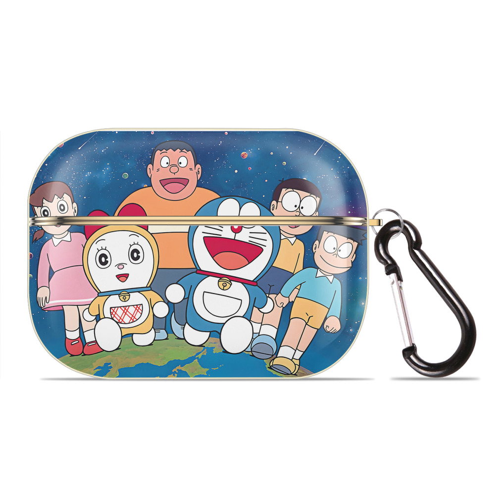 （画像用） ドラえもん Doraemon 【AirPods Pro用】ハードシェル保護ケース｜耐衝撃・防指紋・カラビナ付き商品仕様