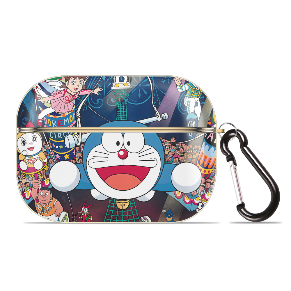 （画像用） ドラえもん Doraemon 【AirPods Pro用】ハードシェル保護ケース｜耐衝撃・防指紋・カラビナ付き商品仕様
