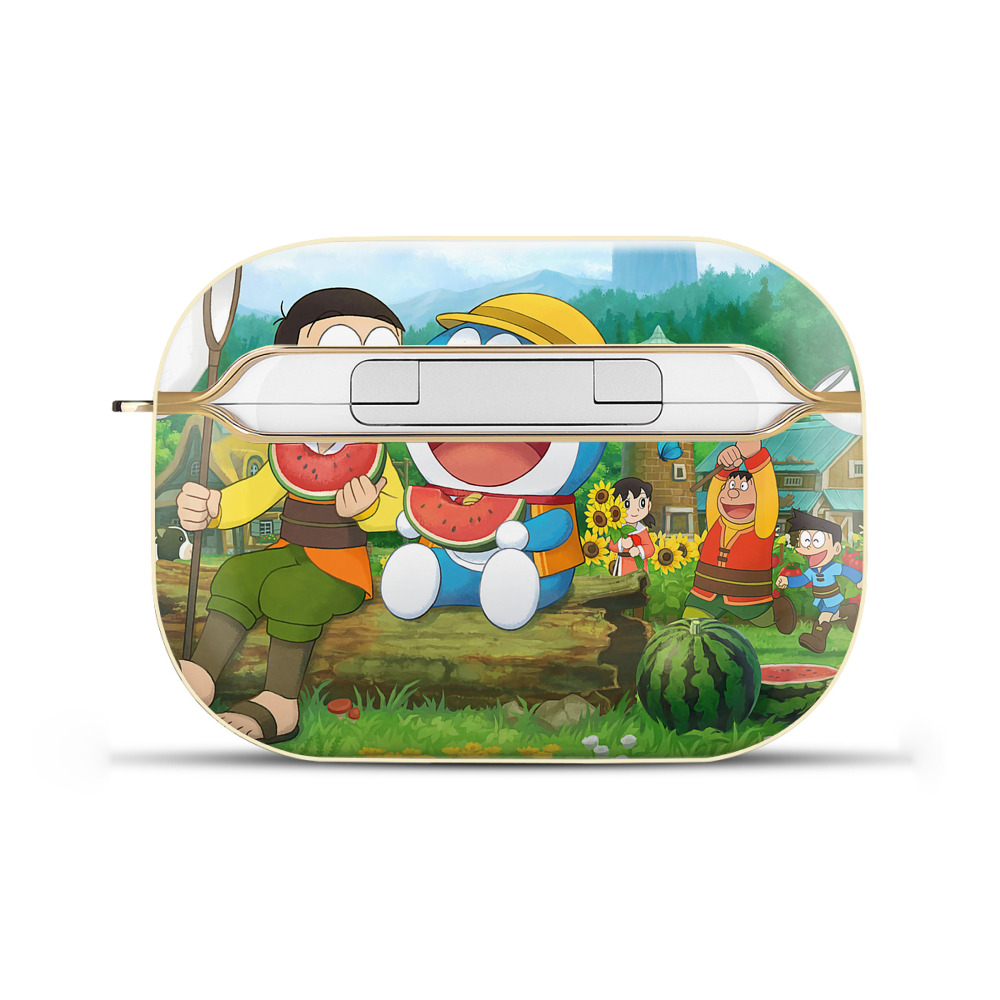 （画像用） ドラえもん Doraemon 【AirPods Pro用】ハードシェル保護ケース｜耐衝撃・防指紋・カラビナ付き商品仕様