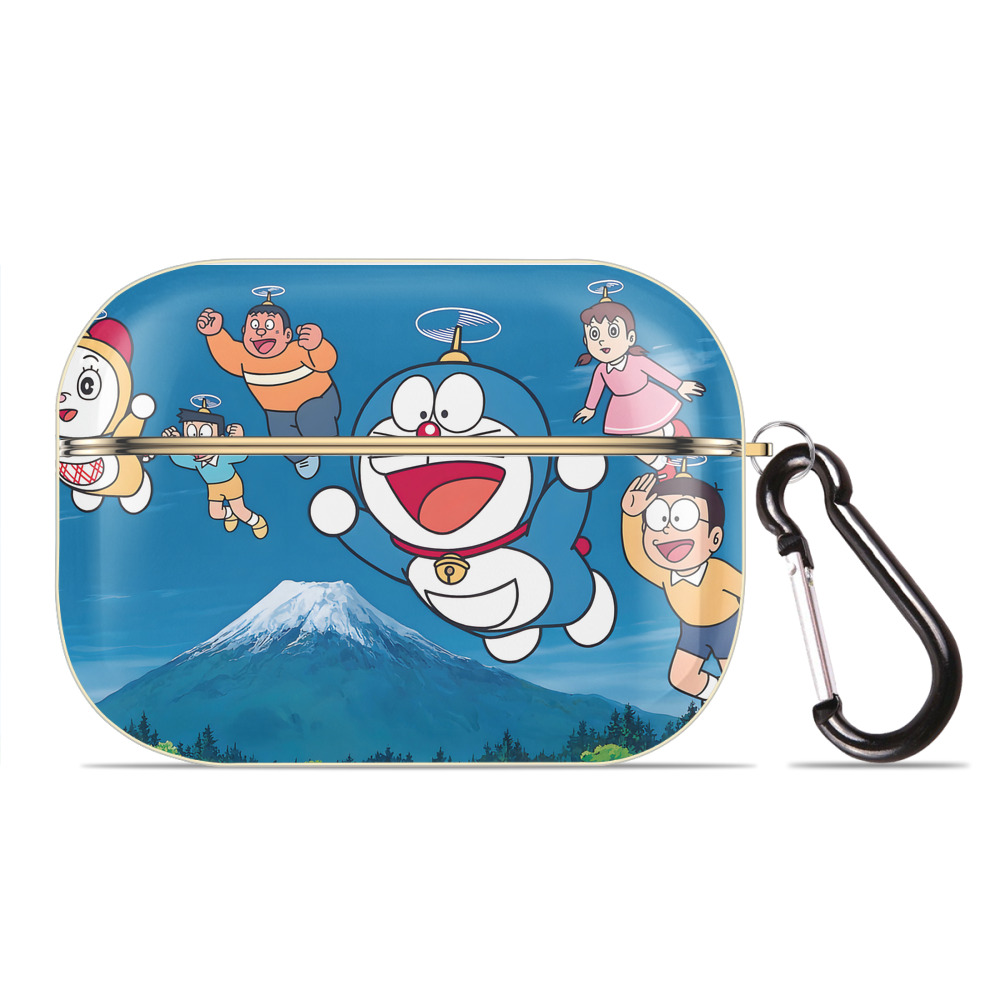 （画像用） ドラえもん Doraemon 【AirPods Pro用】ハードシェル保護ケース｜耐衝撃・防指紋・カラビナ付き商品仕様