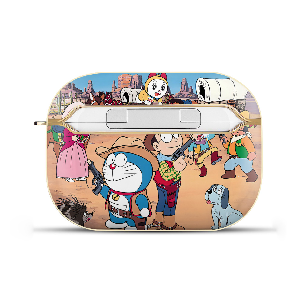 （画像用） ドラえもん Doraemon 【AirPods Pro用】ハードシェル保護ケース｜耐衝撃・防指紋・カラビナ付き商品仕様