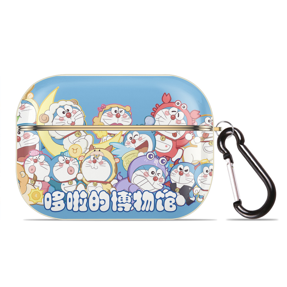 （画像用） ドラえもん Doraemon 【AirPods Pro用】ハードシェル保護ケース｜耐衝撃・防指紋・カラビナ付き商品仕様