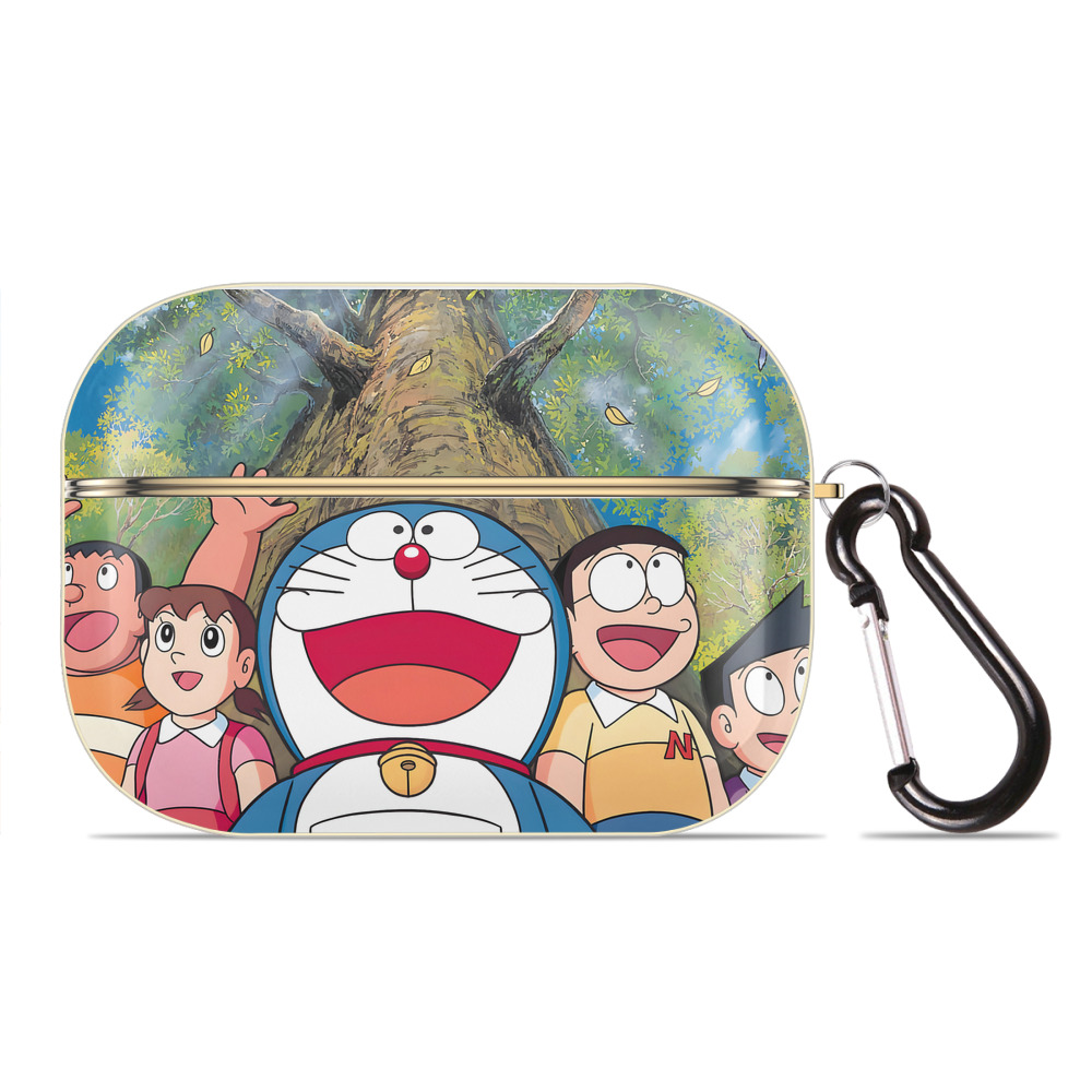 （画像用） ドラえもん Doraemon 【AirPods Pro用】ハードシェル保護ケース｜耐衝撃・防指紋・カラビナ付き商品仕様
