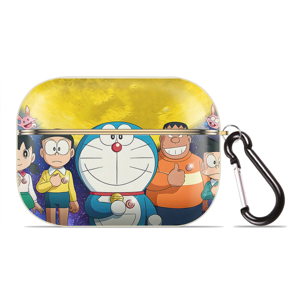 （画像用） ドラえもん Doraemon 【AirPods Pro用】ハードシェル保護ケース｜耐衝撃・防指紋・カラビナ付き商品仕様